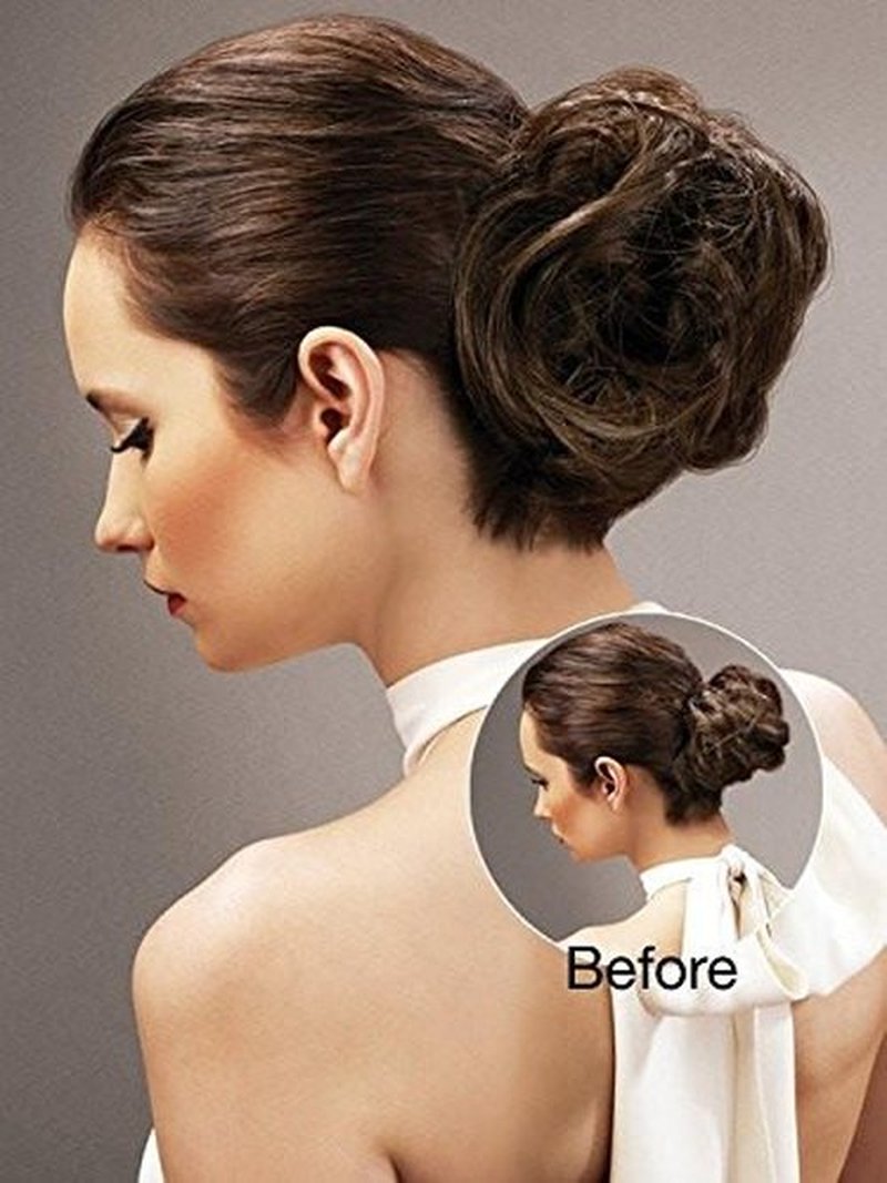 Style-a-Do/Mini-Do Duo Pack Color R4/39 Mulberry - Hairdo Set of 2 Hair Wraps Tru2Life Heat Friendly Synthetic Formal Updo Bun Hairpiece Bundle Maxwigs Hairloss Booklet