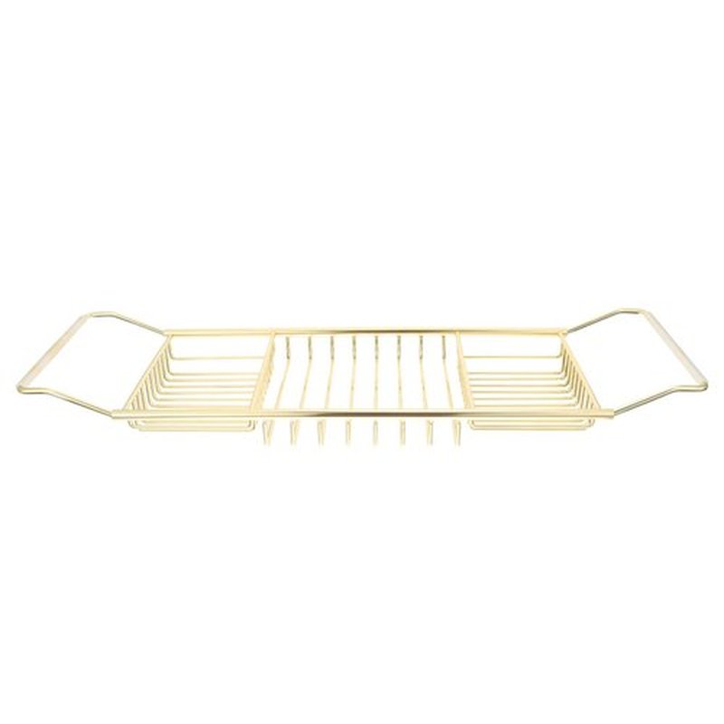 Stainless Steel Shower Tray: European Style Extendable Bathtub Tray for Luxury Bath Stainless Steel Over The Tub Bath Tray for Bathroom Accessories