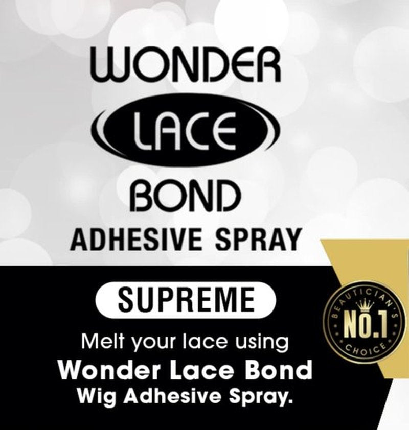 EBIN NEW YORK Wonder Lace Bond Adhesive Spray Supreme 3pack - Extreme Firm Hold 6.08oz/ 180ml | Active Use, Fast Drying, No Residue, No Build-up, Powerful Hold, All-Day Hold, Daily Wig Application