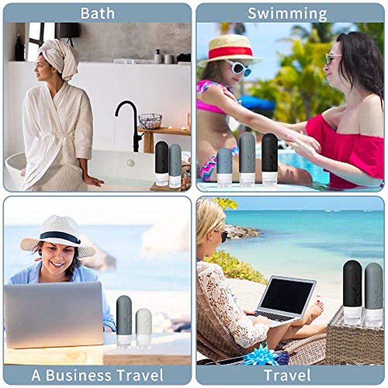 Travel Containers for Toiletries, 18pack TSA Approved Travel Size Containers for Toiletries,travel bottles for Toiletries,travel Jars or Personal Travel Essentials