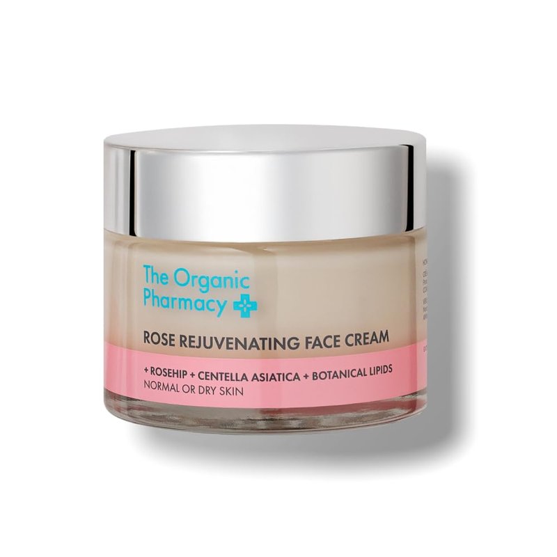 Rose Rejuvenating Face Cream - Anti-Aging Moisturizer with Rosehip Oil & Centella Asiatica | 50ml for All Skin Types