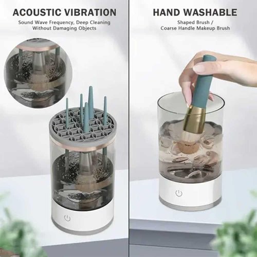 The Cozy Luna Brush Cleaner, Cozy Luna Makeup Brush Cleaner, Beauty Cosmetic Brush Cleaner, Beauty Brush Cleaner, Electric Makeup Brush Cleaner For All Makeup Brush (2 PCS, One Size)