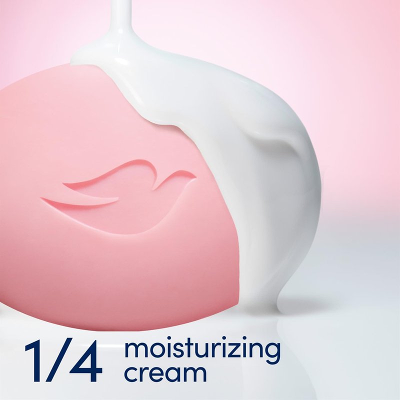 Dove Soap, Pink Beauty Bar 2-Pack – 3-in-1 Moisturizing Face, Body & Hand Soap, 3.17 Oz Ea
