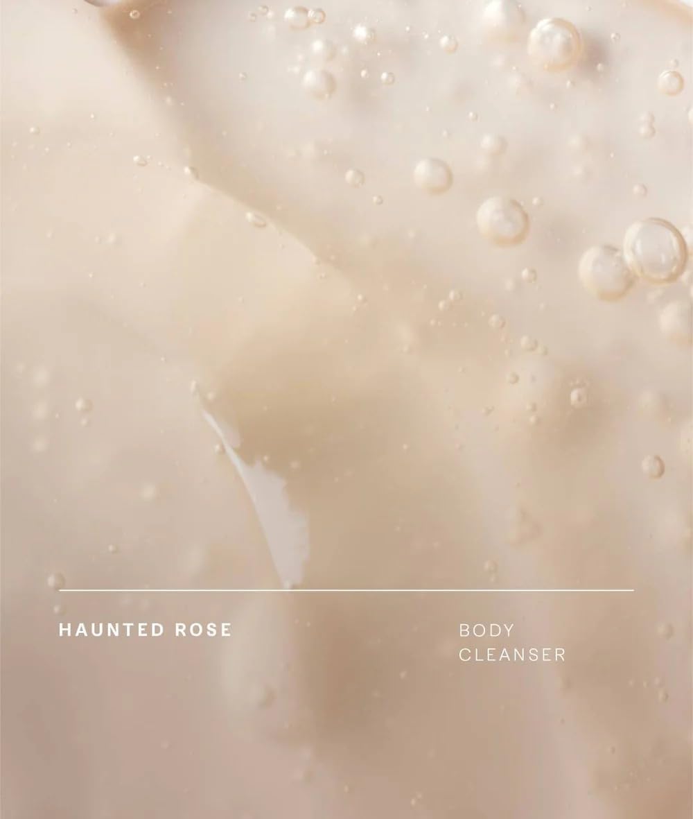 Future Society Haunted Rose Body Wash - Luxury Smoky Floral Scented Body Cleanser with Notes of Black Pepper, Rose, Amber & Sandalwood - Gentle Moisturizing Cleanser - Scented Shower Gel - 8oz