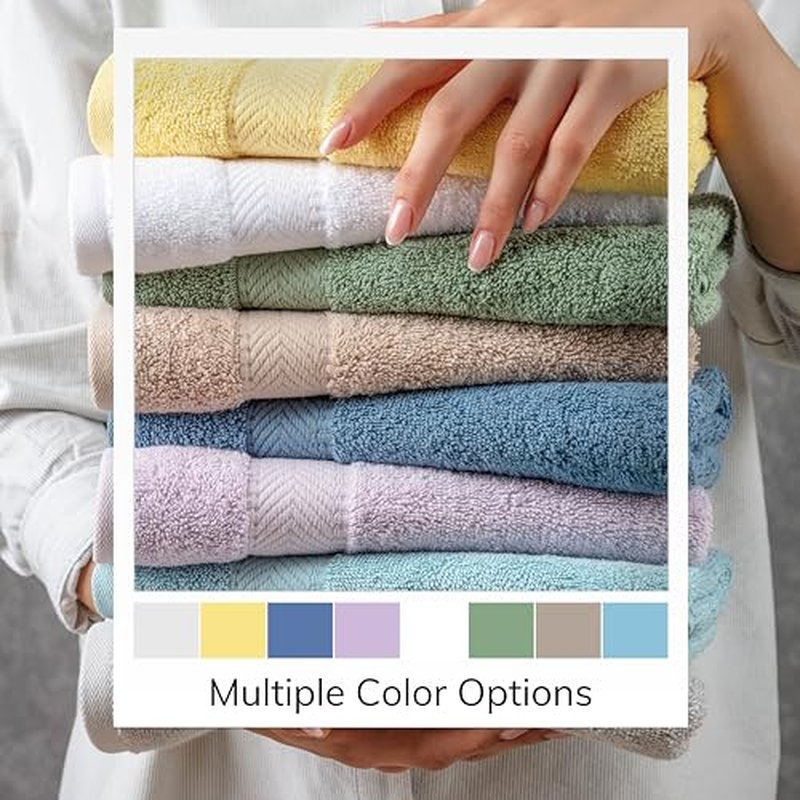 TEXTILOM Turkish Hand Towels for Bathroom – Hotel and Spa Quality & Soft & Absorbent & Quick Dry Bathroom Hand Towels – 100% Cotton Turkish Hand Towel Set of 4 (16 x 28 inches) - Aqua