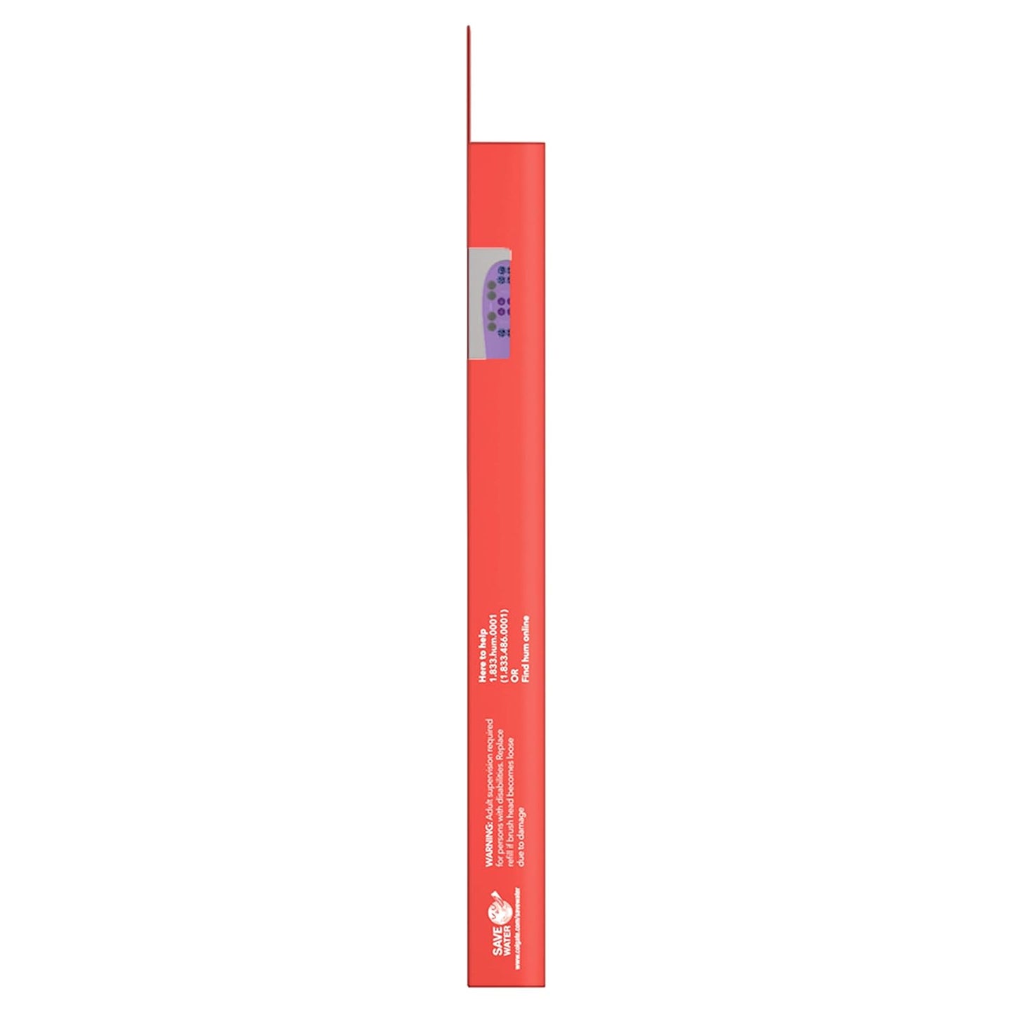 Colgate Hum Connected Smart Battery Toothbrush Refill Head, Blue, 2 Pack