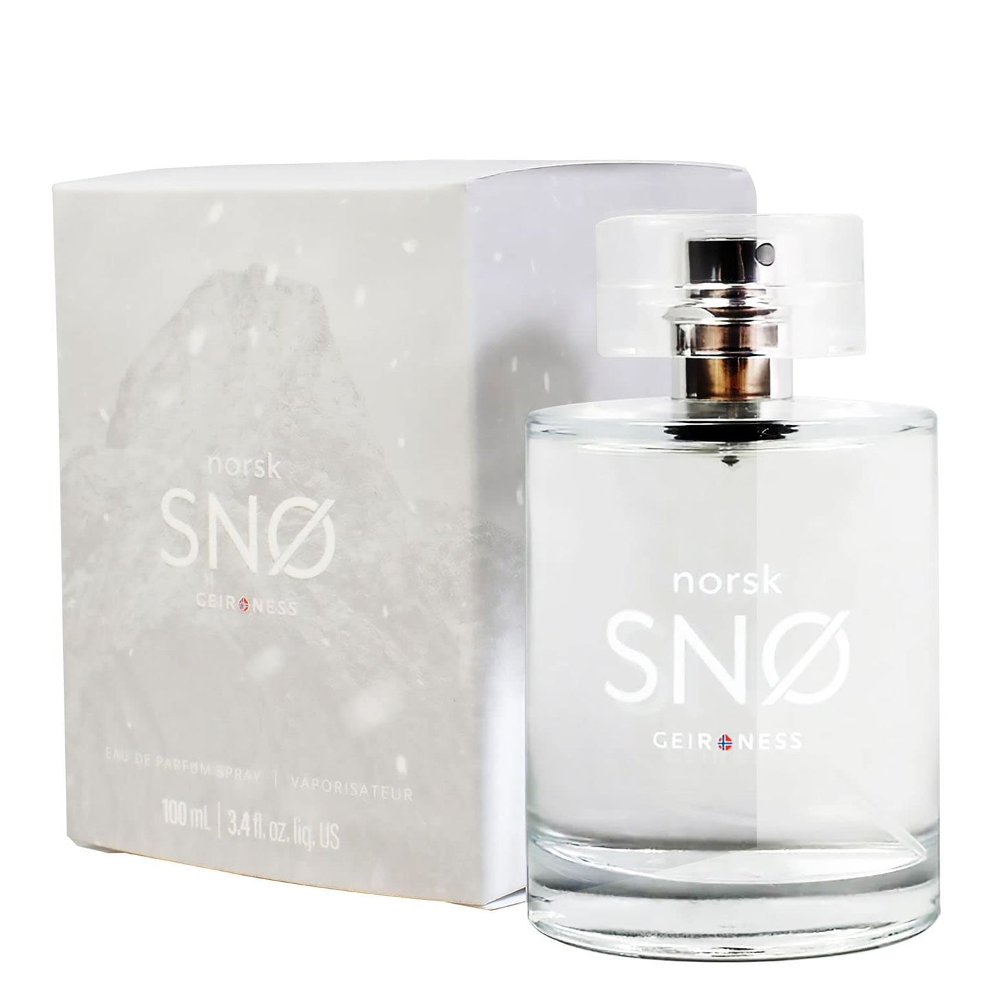 Geir Ness NORSK SNØ Eau de Parfum for Women, Fresh Herbal Scent, 100 ml