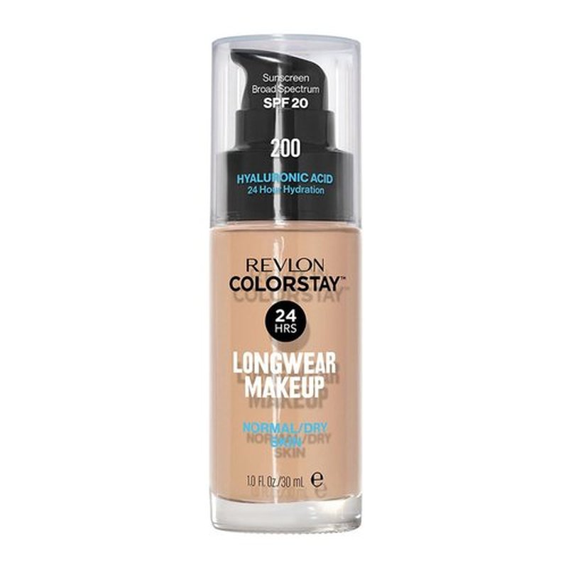 Revlon ColorStay Makeup, Normal/Dry Skin, Nude 200, 1 Ounce