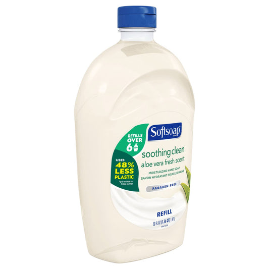Softsoap Liquid Hand Soap Refill - Aloe Vera Fresh Scent, 50 Oz Each | Pack of 2