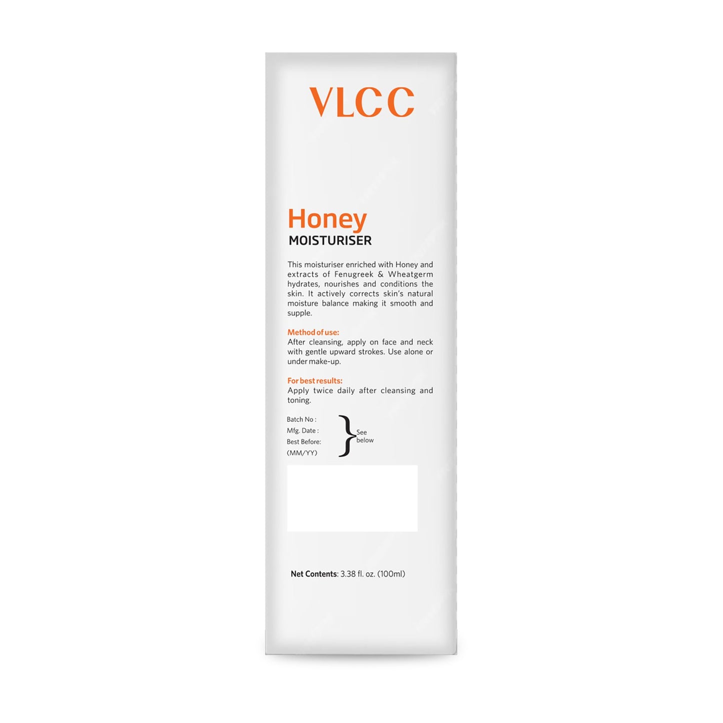 VLCC Honey Moisturizer - Lightweight Body Moisturizer with Shea Butter and Aloe Vera - Non Greasy Body Lotion for Soft Skin - 3.38 oz