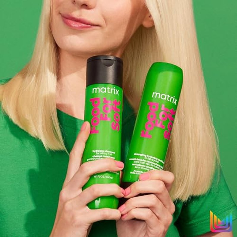Matrix Food For Soft Conditioner | Hydrates & Detangles Dry, Brittle Hair | Moisturizes, Softens & Smooths | With Avocado Oil & Hyaluronic Acid | Suitable for Color Treated and Natural Hair | Vegan