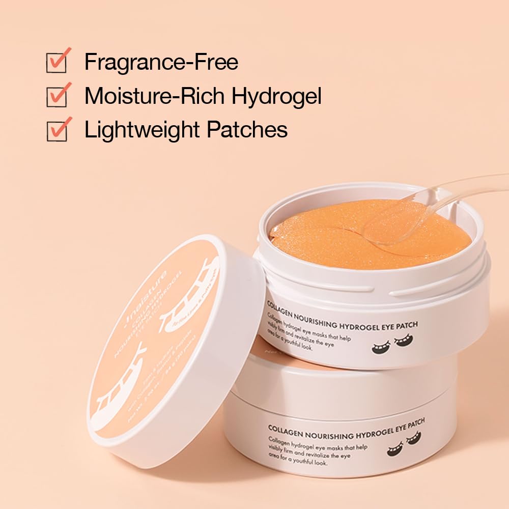 Naisture Collagen Nourishing Hydrogel Under-Eye Patch with Retinol and Peptides for Firmness and Hydration, 30 Pairs (60 ea)