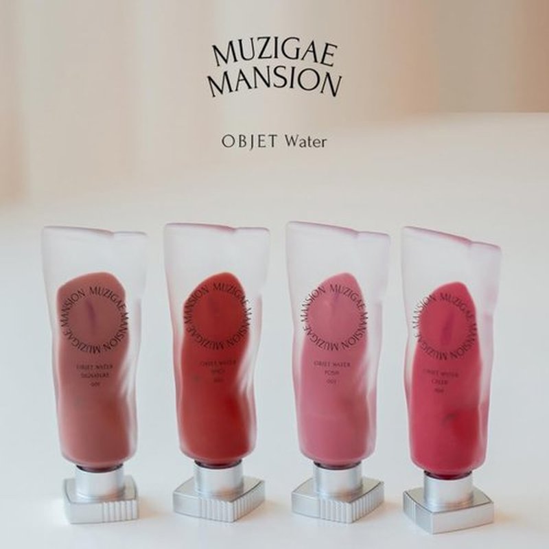 MUZIGAE MANSION Objet Water Lip Stain Matte Lipstick – (Watery to Blurry Tint), Long-Lasting, Hydrating, Waterproof Wear – K-Beauty Liquid Lipstick for Women, Bold Red Tinted Gloss (006 BEHIND)