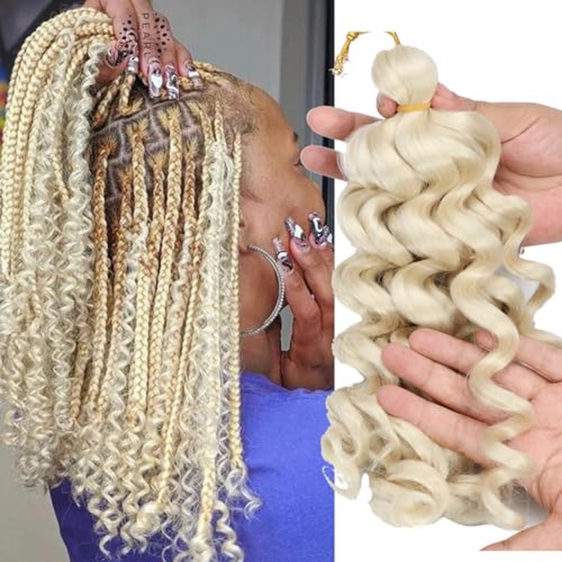 Short Length Italian Curl Synthetic Crochet Hair Goddess Box Braiding Boho Hairstyle 10inch 400gram Full Head Short Curly Braiding Hair (613#)