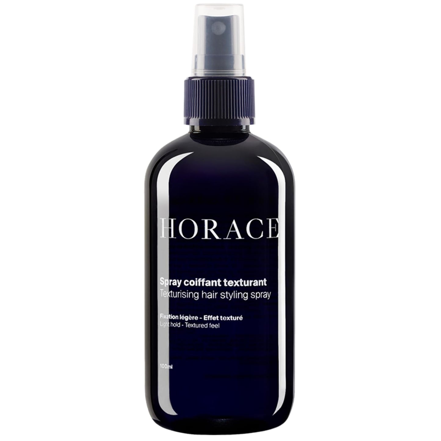 HORACE Texturising Hair Styling Spray - Texture Spray for Enhanced Movement and Volume - Light Hold and Easy Rinse - Contains 95.3% Natural Ingredients - No Parabens or Silicones - Vegan, 100 ml
