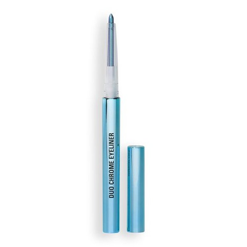 Revolution, Metallic Duochrome Eyeliner, Smudge-Proof Pencil, Waterproof, Color-Shifting Iridescent Formula, Vegan & Cruelty-Free, Stardust Gold, 0.007 Oz