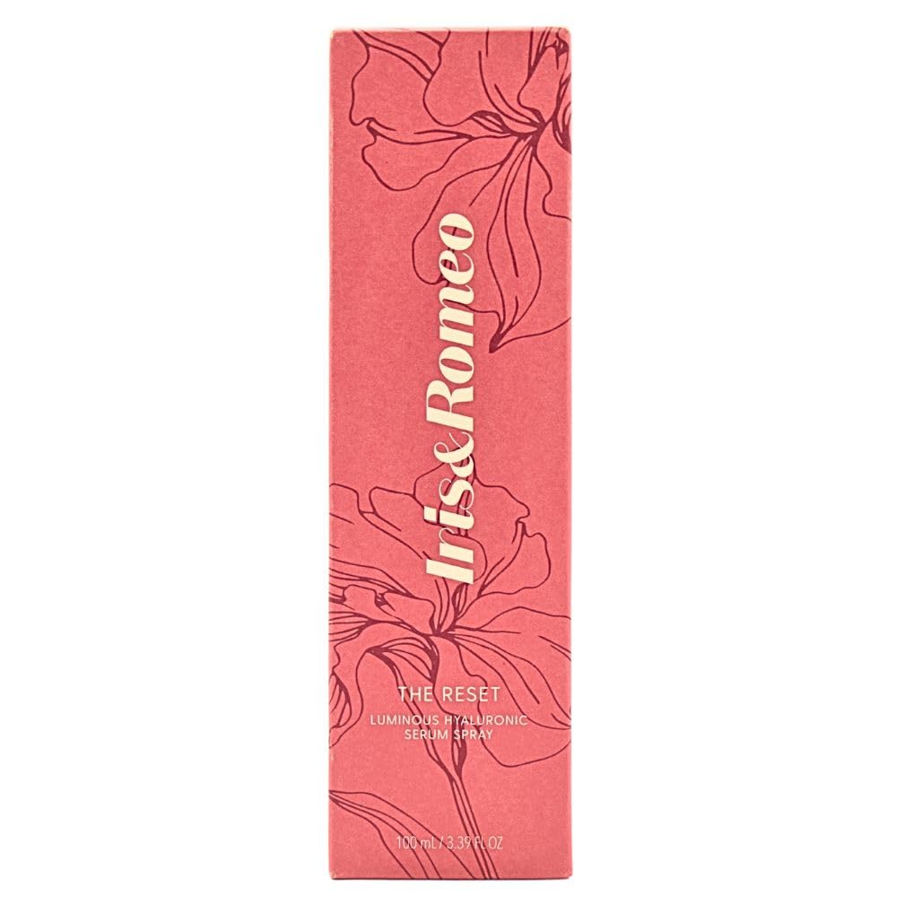 Iris & Romeo The Reset 3-in-1 Face Mist – Hydrating Serum Spray with Hyaluronic Acid & Niacinamide, 3.39 oz