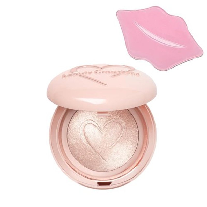 Glam Lux Beauty Bundle Beauty Creations Final Finish Baked Highlighter Baked Natural Glow Radiance Intensely Pigmented w Collagen Lip Mask (Party Effect, 1 count)