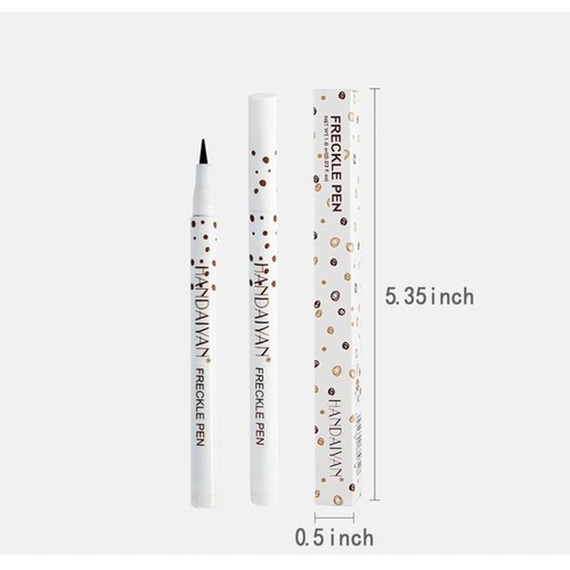 Melsintern Light Brown Freckle Pen，Natural Freckles Makeup Pen, Lifelike Freckle, Face Tattoo Freckle Stamp,Long Lasting Quick Dry Waterproof Freckles Makeup,Freckles FaceTattoo，Freckle Pencils
