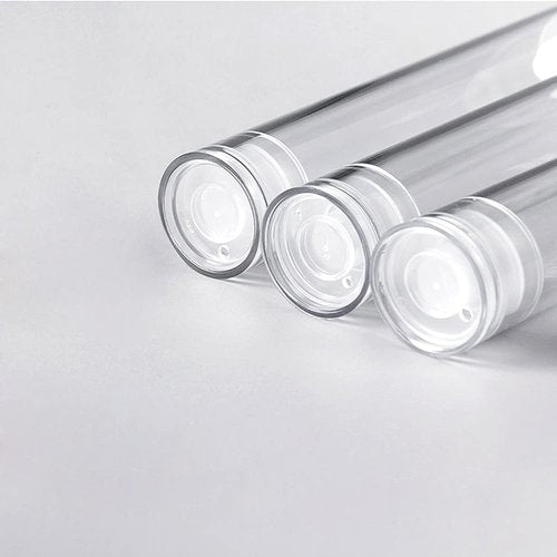 Wresty 12 Pcs Vacuum Lotion Bottles Plastic Empty Airless Pump Bottles Travel DIY Cosmetic Cream Pump Bottles Makeup Foundation Toiletries Liquid Vacuum Container (5ml)