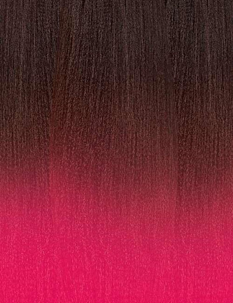 Outre [5 PACK DEAL] X-Pression Braid-Pre Stretched Braid 52" 3X 5 Packs (2T1B/SHOCKING PINK)