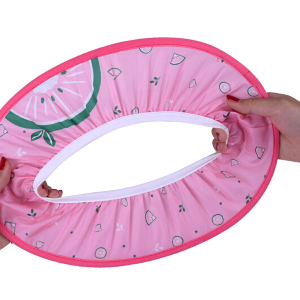 Healifty Shampoo Ear Hippo Visor Bath Adjustable Shower Cap Bathing Shape Eva for Soft Shampoo Hat Shampoo