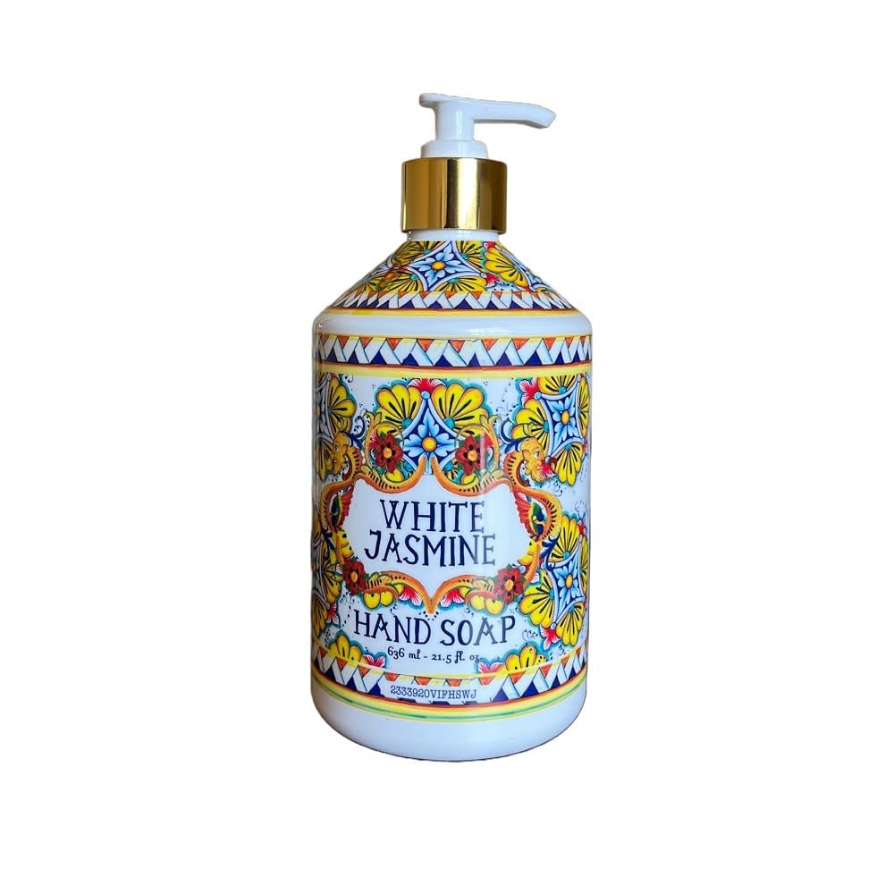 Home and Body Company Hand Soap Villa Flora Collection – 8 Bottles (16 fl oz / 473 ml Each), Essential Oil Infused Scents: Sea Salt Verbena, Coconut Citrus, Orchid Vanilla, White Jasmine