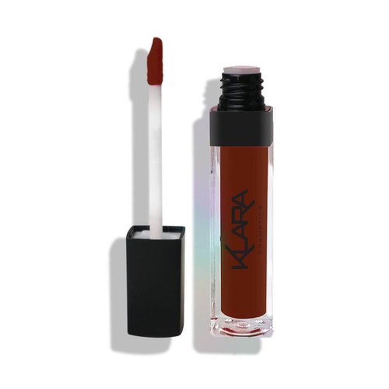 Klara Cosmetics Kiss Proof Lipstick Liquid Matte - Liquid Lipstick for Women - Long Lasting Lipstick - 14 Chocolate Temptation - 0.3 oz