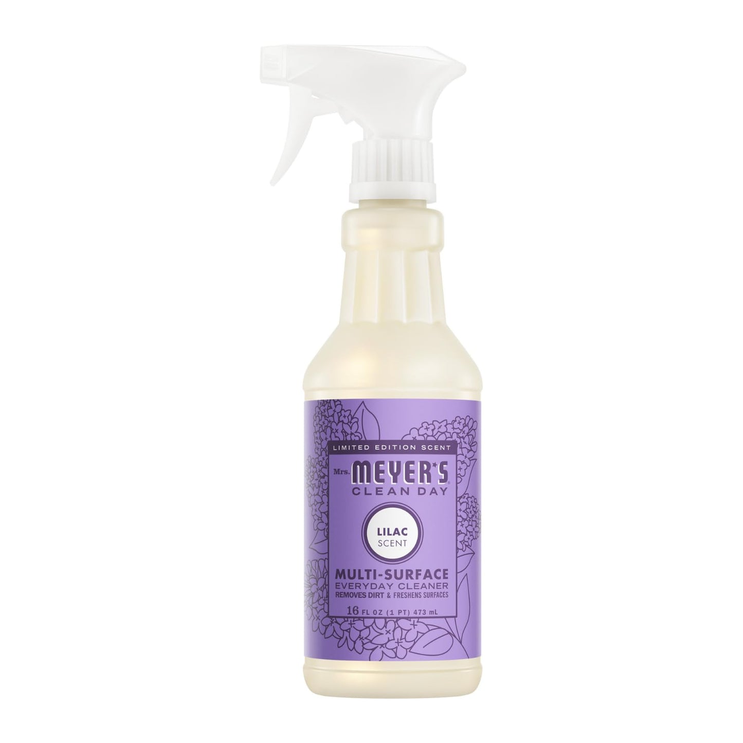 Mrs. MEYER'S Variety, 1 Room Freshener, 8 OZ, 1 Liquid Dish Soap, 16 OZ, 1 Liquid Hand Soap,12.5 OZ, 1 Multi-Surface Cleaner 16 OZ, 1 CT (Lilac)