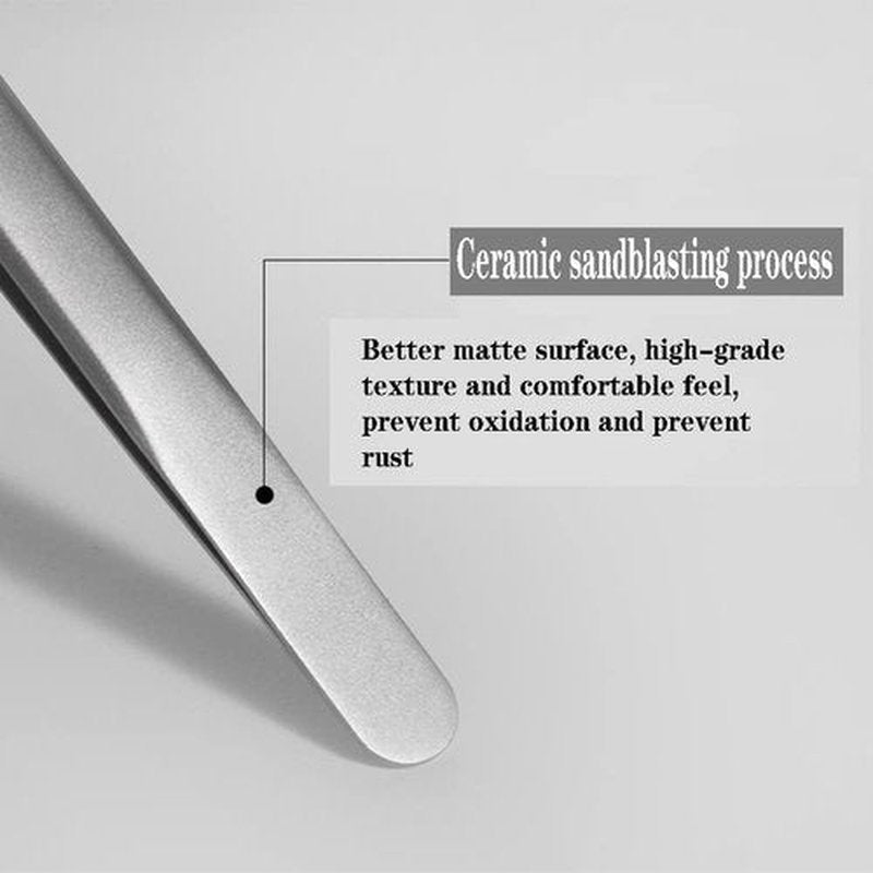 5pcs Blackhead Remover Tweezers Pimple Popper Tool Kit, Precision Acne Needle Comedone Blackhead Tweezers Extractor Removal Whitehead Popping Zit for Nose Face Skin Blemish Extractor Tool