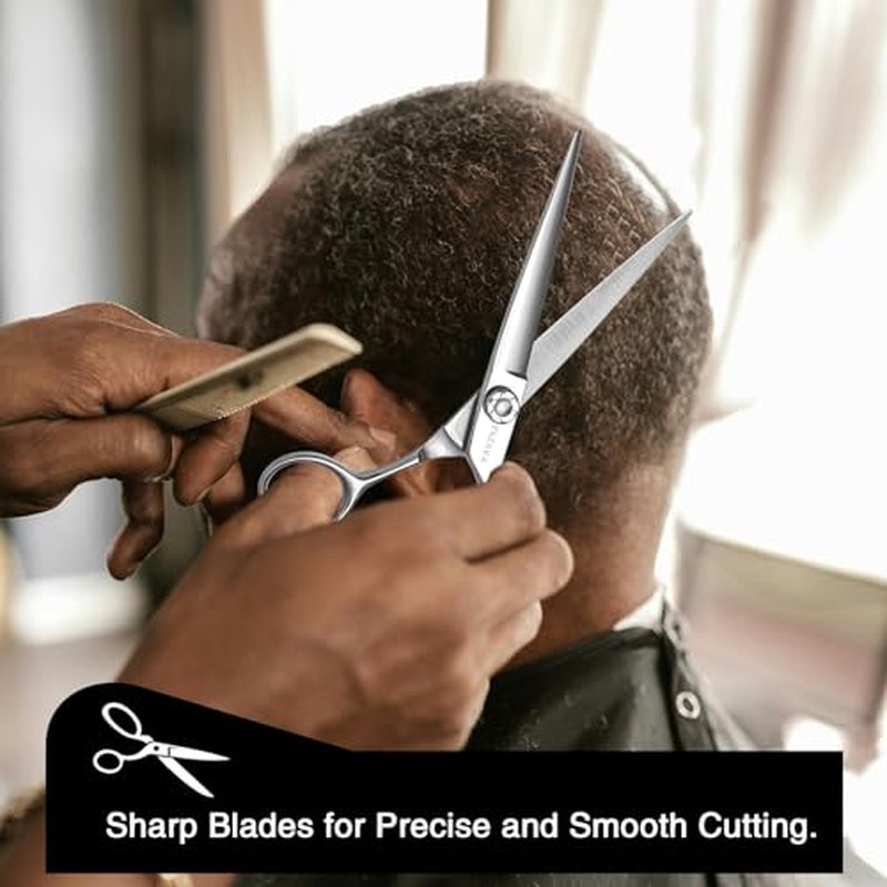 YASAKA 6.5 Inch Professional Hair Cutting Shears,Hairdressing Scissors Cobalt Stainless Scissors Sharp Razor Edge Barber Hair Scissors Ergonomic Grip Design for Hair Salon or Home Use Hair Cutting Kit