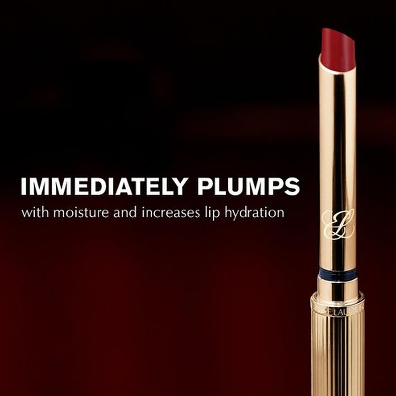 Estée Lauder Pure Color Explicit Long-Lasting Slick Shine Slim Lipstick, 0.02 Ounce, 940 Without Pause