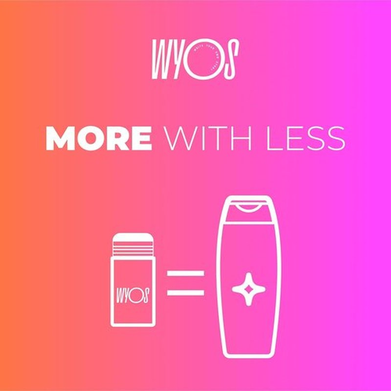WYOS Face Cleanser & Shampoo Stick Bundle | Travel Size, Leak Free, Vegan, Cruelty Free, Portable, Sulfate Free, Paraben Free