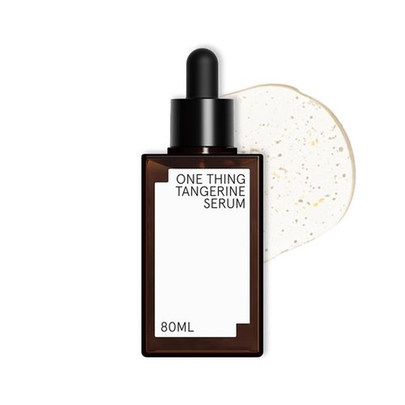 ONE THING Tangerine Serum 2.7 Fl Oz | Citrus Vitamin C HA Hyaluronic Acid Hydrating Brightening Facial Ampoule for Glowy Glass Skin | Discoloration Breakouts Dull Tone | Vegan Korean Skin Care