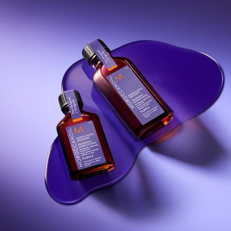 Moroccanoil Treatment Purple Hair Oil for Blonde Hair, 1.7 Fl. Oz.