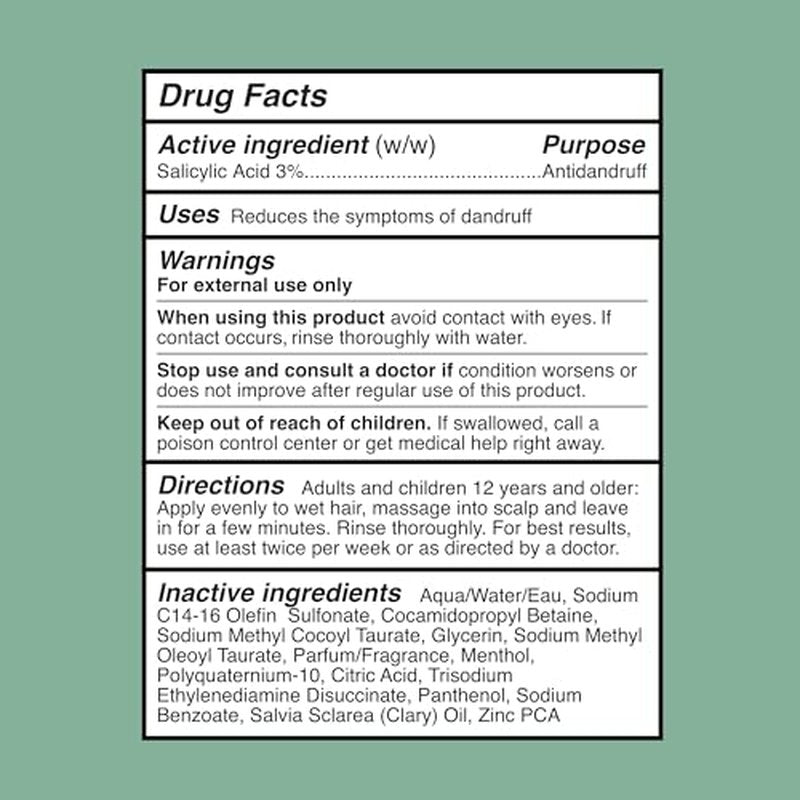 VERB® Dandruff Shampoo - for Gentle Cleansing and Clinical Strength Dandruff Relief with 3% Salicylic Acid, 8 oz