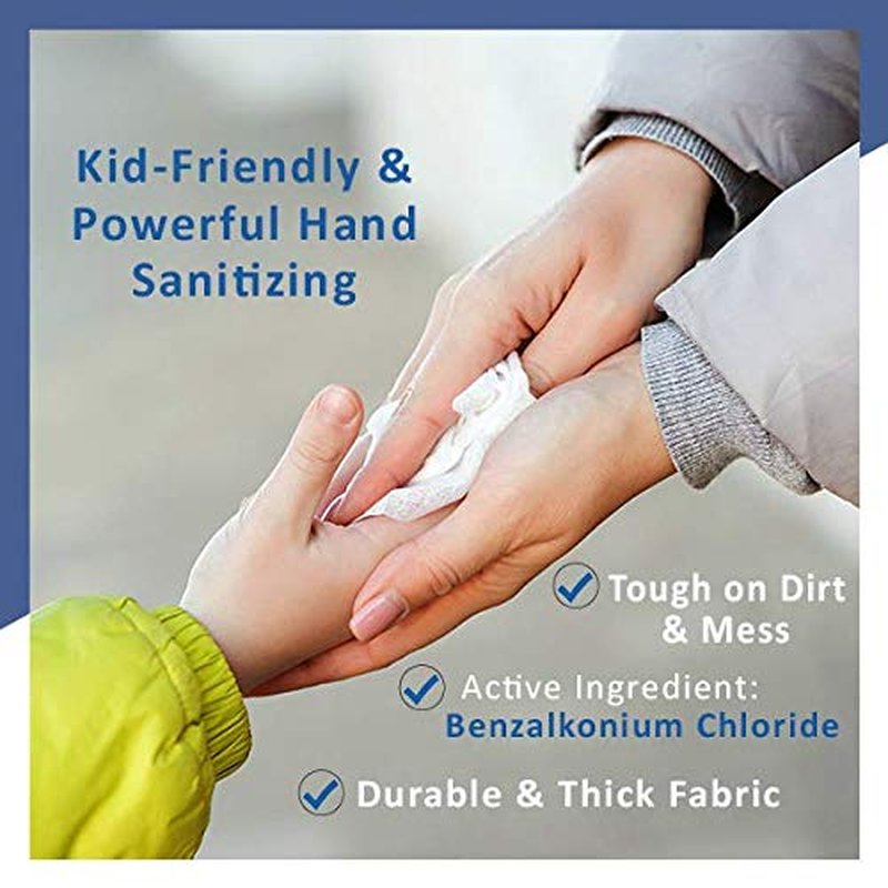Refreshing Wet Wipes Travel Size Alcohol-Free Wipe Sanitizes/Cleans/Deodorizes Bulk Wipes (160 Wipes (80ct, 2pk))