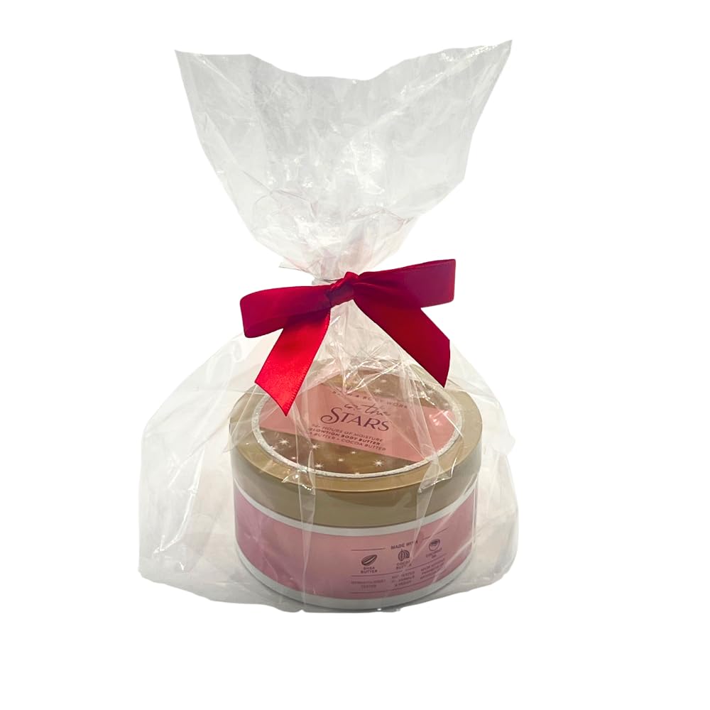 Bath & Body Works IN THE STARS Glowtion Body Butter for Women with a Red Bow for Holidays & Gifts - 6.5 oz