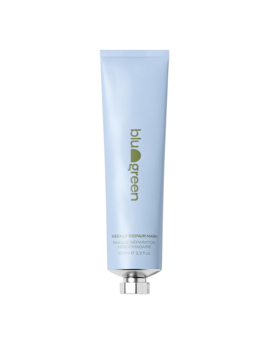 BLU & GREEN Weekly Repair Mask, Deep Conditioning Hair Mask for Dry, Damaged Hair - Hydrates & Strengthens - Nourishes, Softens & Repairs - Vegan & Cruelty-Free (100mL)