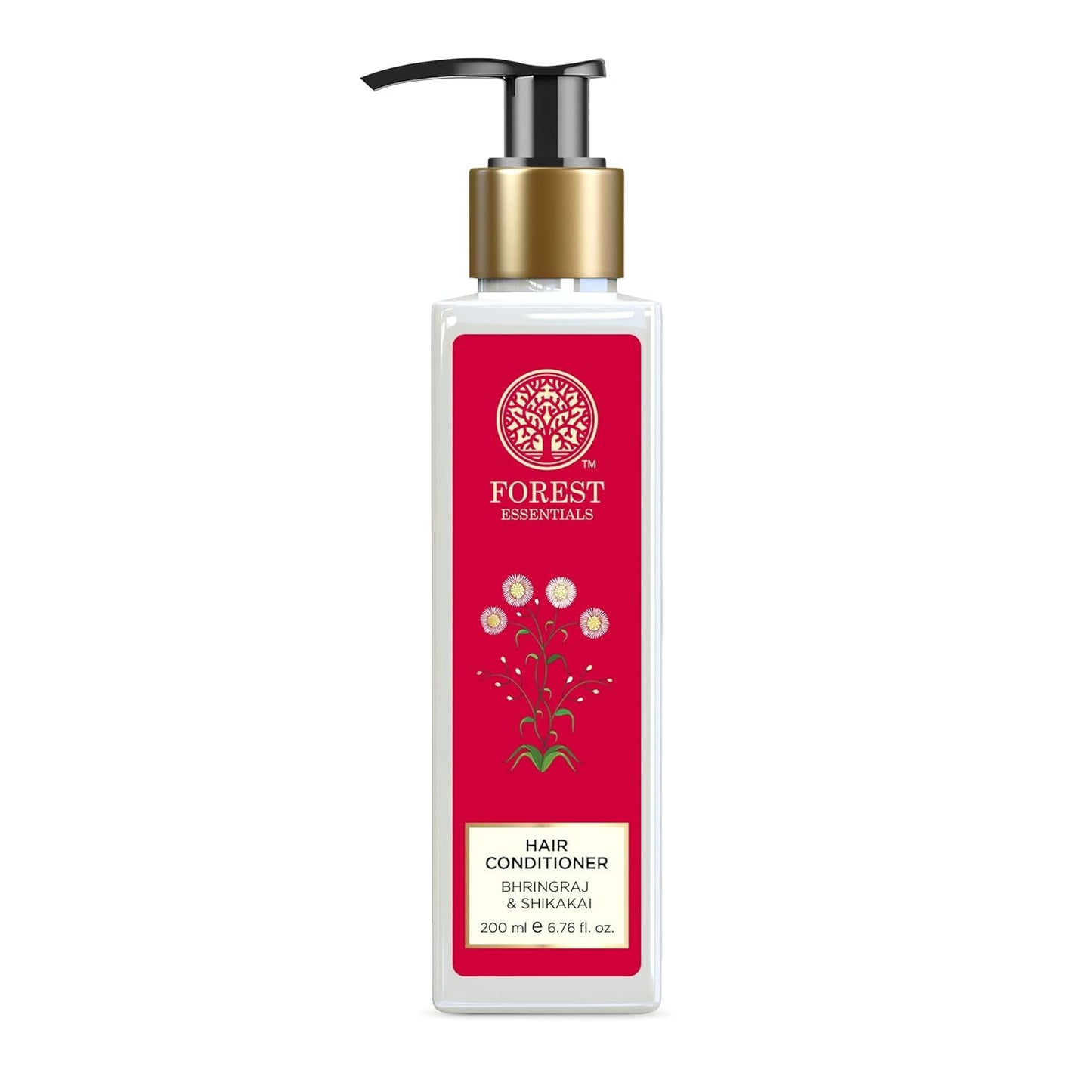 Forest-Eseential's Bhringraj and Shikakai Hair Cleanser and Conditioner Set, 200ml Each