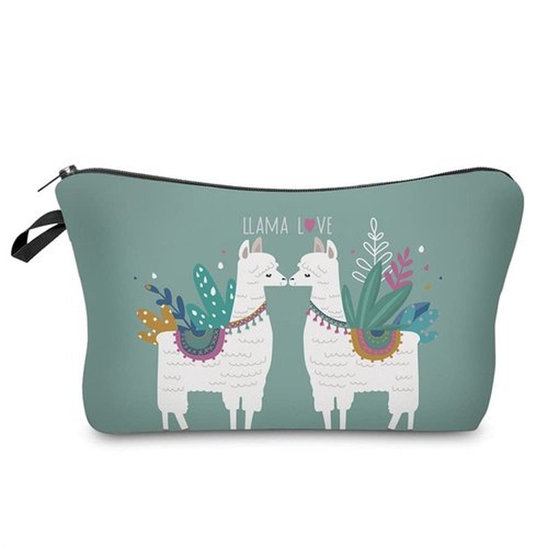 Deanfun Small Makeup Case - Cute and Waterproof Cosmetic Bag for Women (D1-51434)