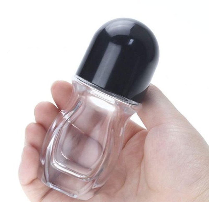 Wresty Roll On Glass Bottles For Essential Oils,2 Pcs Deodorant Bottles Perfume Roller Bottles Empty Deodorant Containers Roller Ball Bottles For Fragrance Cosmetics (30ml/1 Oz)