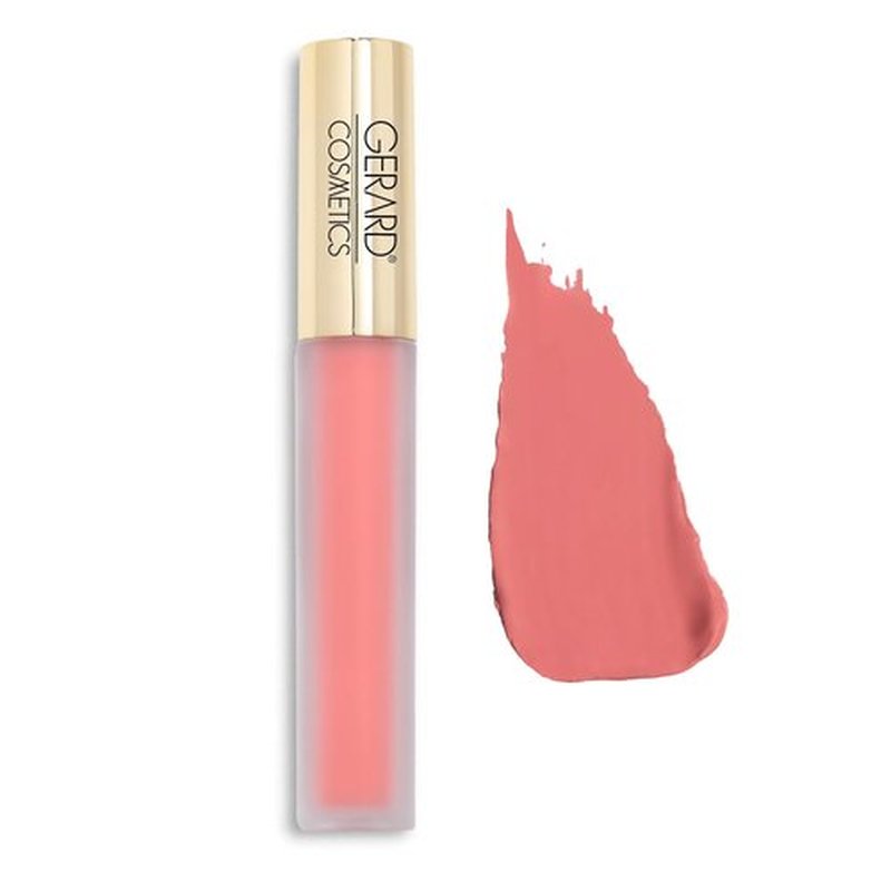 Gerard Cosmetics HydraMatte Liquid Lipstick Serenity | Pink Nude Matte Lipstick | Long Lasting and Non-Drying | Super Pigmented Fully Opaque Lip Color