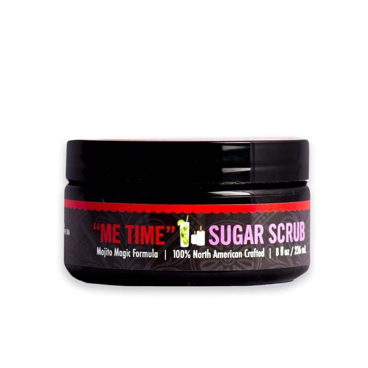 Walton Wood Farm Sugar Scrub ("Me" Time) Mojito Magic- Lime & Sugar Scent Vegan-Friendly and Paraben-Free 8 oz
