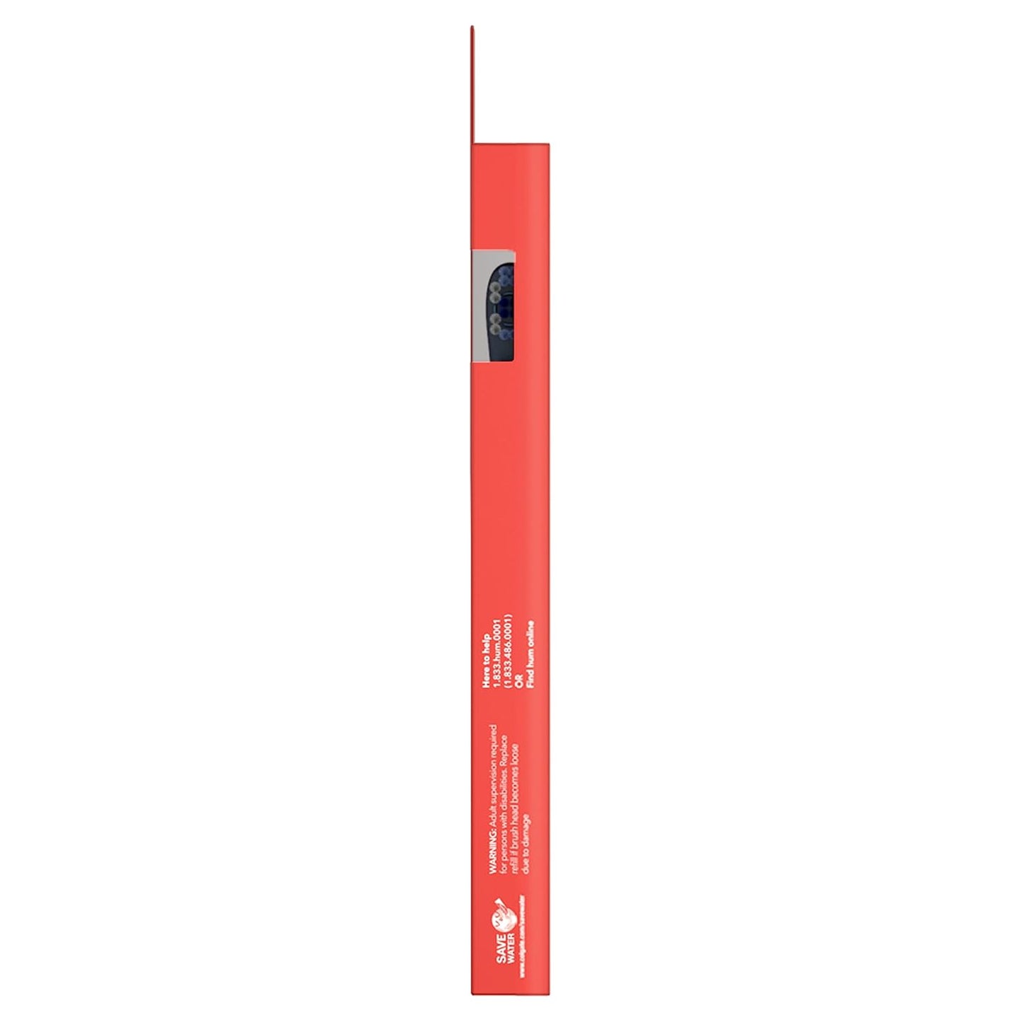 Colgate Hum Connected Smart Battery Toothbrush Refill Head, Blue, 2 Pack