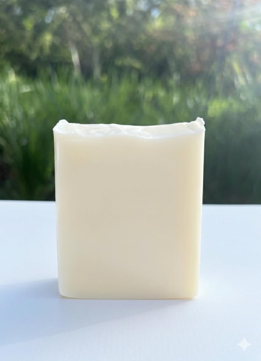 Farmhouse Cat Grass-Fed Tallow Soap Bar – Cold Process Soap for Sensitive Skin – Bergamot, Lavender, Jasmine & Sandalwood Scent – Artisan Face & Body Bar – Natural Skincare Gift for Men & Women
