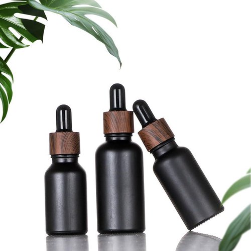 YORROR 10 Pack 10ml Thick Glass Dropper Bottle,Black Empty Refillable Travels Oils Dropper Bottle for Essential Oils,Aromatherapy,Perfume,Cosmetic, Laboratory