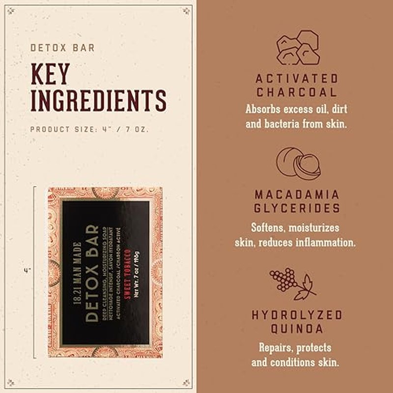 18.21 Man Made Detox Bar