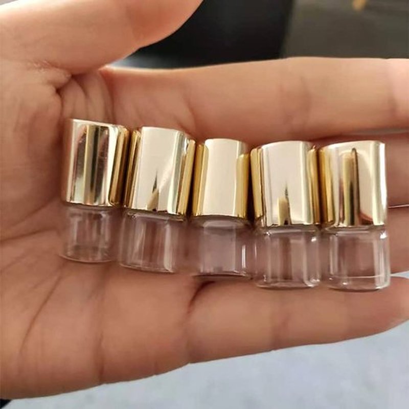 UUYYEO 12 Pcs 1ml Mini Glass Roll on Bottles Roller Bottles Refillable Essential Oil Bottles Aromatherapy Bottles Sample Vials Container Black