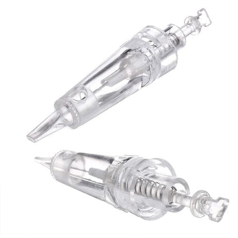 50pcs Permanent Makeup Tattoo Needle Cartridges Disposable T Shape Tattoo Needle for Digital Eyebrow/Lips/Eyeliner Tattoo Machine (3P)